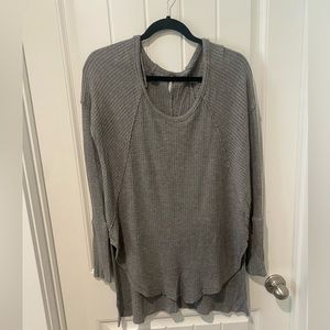 Free People Gray Top